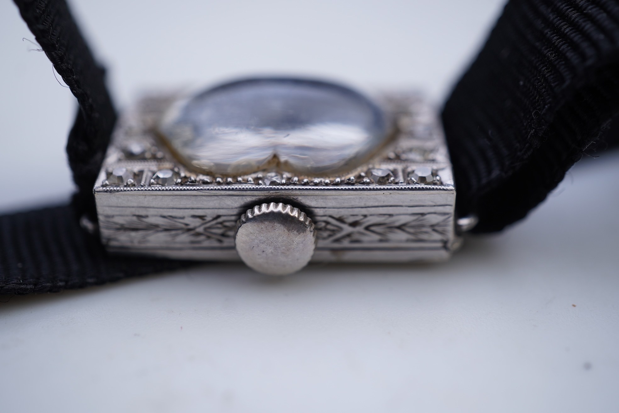 An Art Deco lady's diamond cocktail watch, 1920s